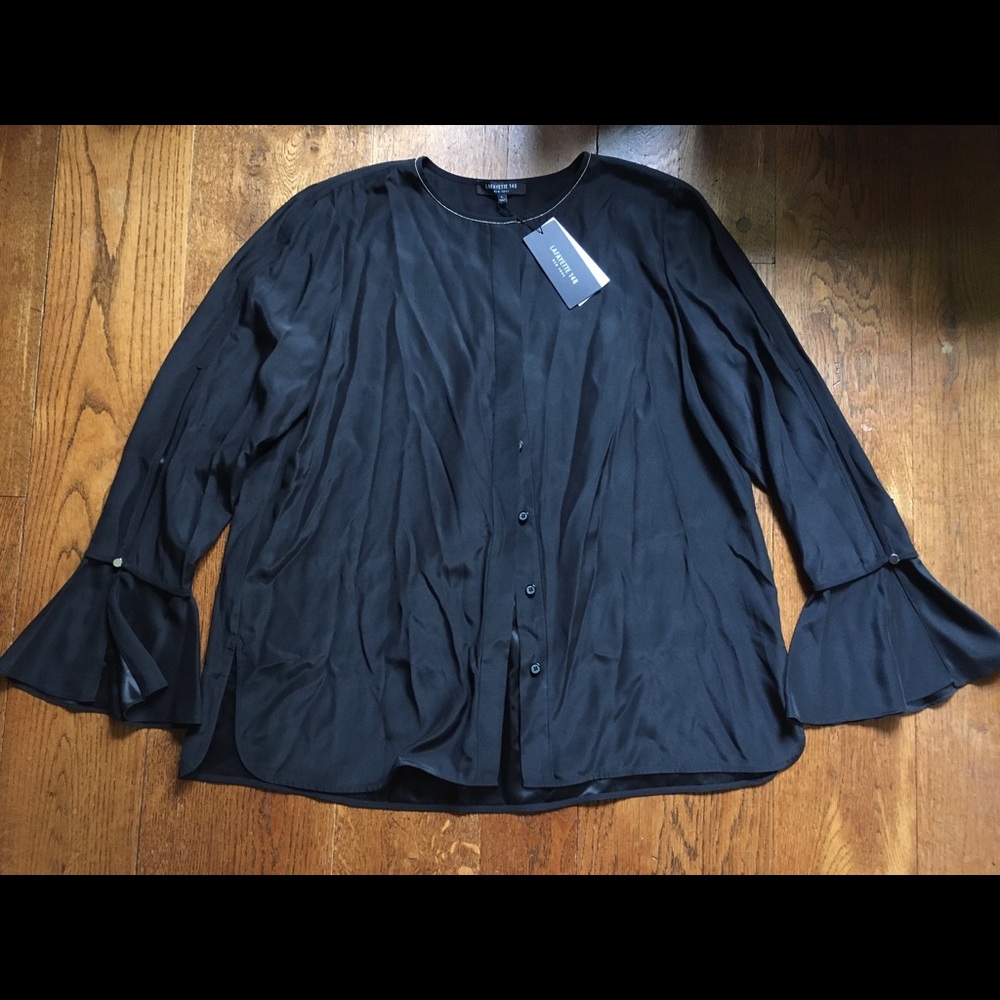 Lafayette 148 New York Izzie Silk Blouse